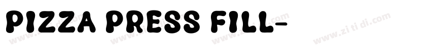 Pizza Press Fill字体转换